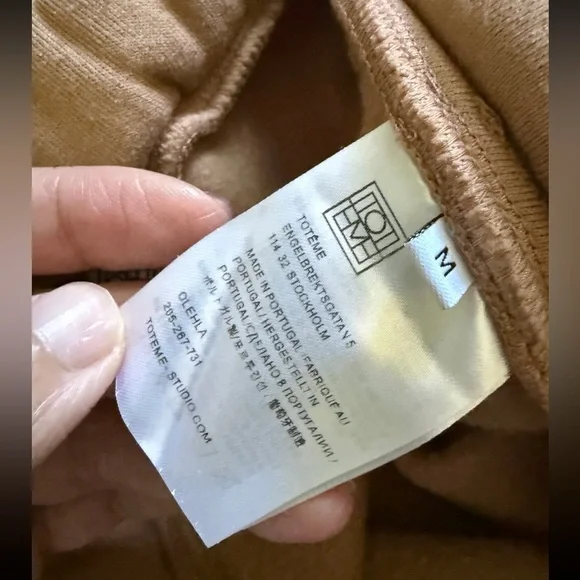 Toteme camel sweatshirt and sweatpant - Picture 11 of 12